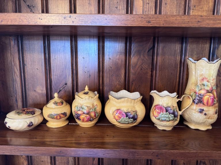 Aynsley Orchard Gold Ornaments 