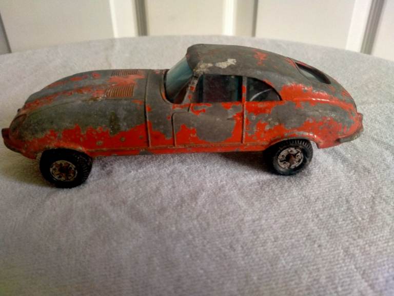 vintage Lone Star E-Type Jaguar die-cast car. 