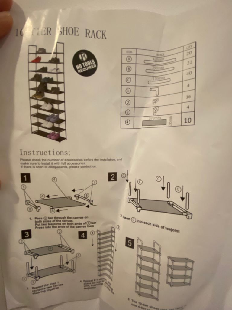 Shoe Rack