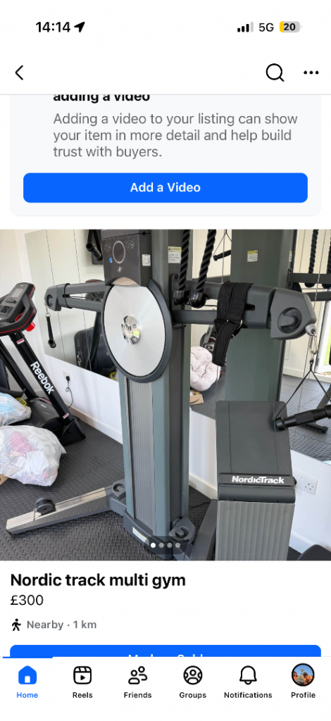 Nordic track machine 