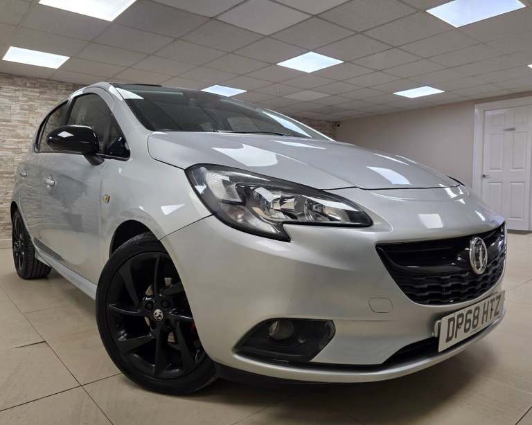 2018 Vauxhall Corsa 1.4 SRi Vx-line Nav Black 5dr HATCHBACK Petrol Manual