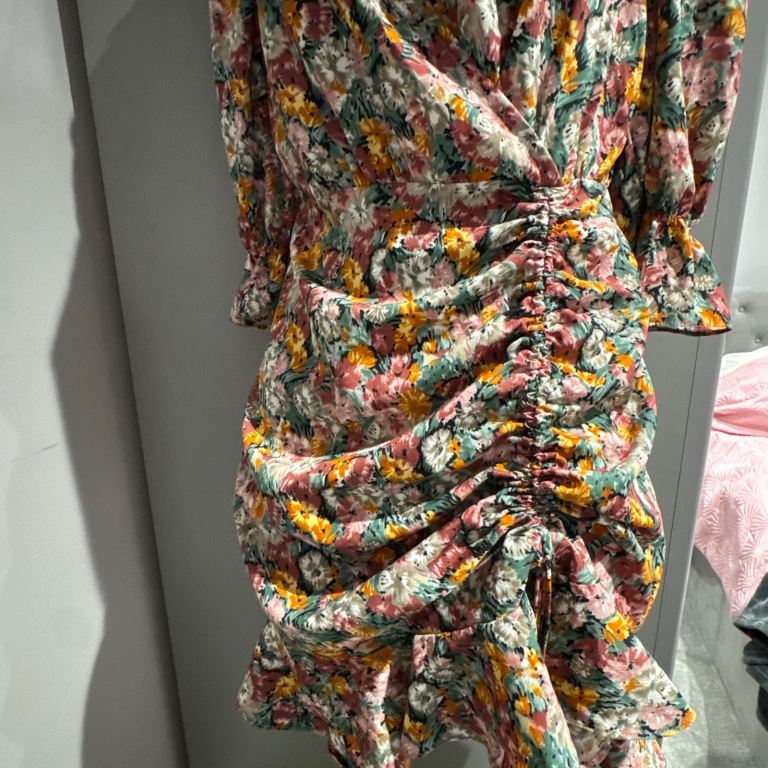 Boohoo Women's Floral Skater Dress in UK Size 8