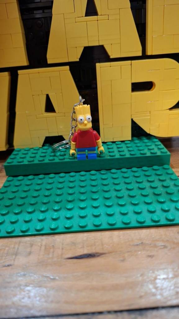 The Simpsons 'Bart Simpson' Custom Keyring