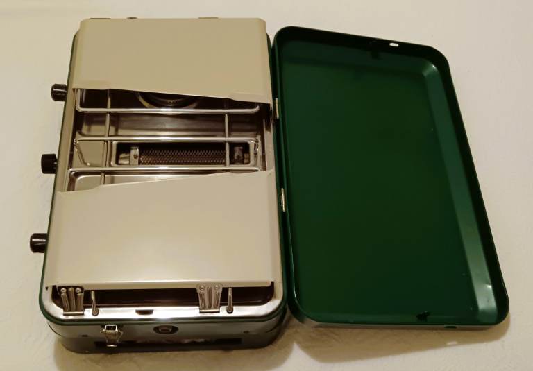 SUNN CAMPING STOVE GAS Green Double Hob Gas Tube Connector Old & New Sunn Grill Pan CAMPER VAN 