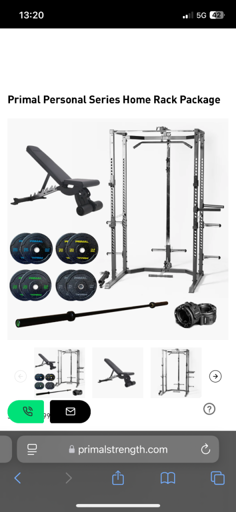 Nearly new Gym equipment 