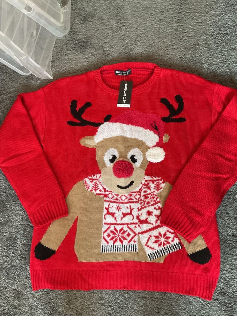 Select Christmas Reindeer Jumper – Brand New with Tags