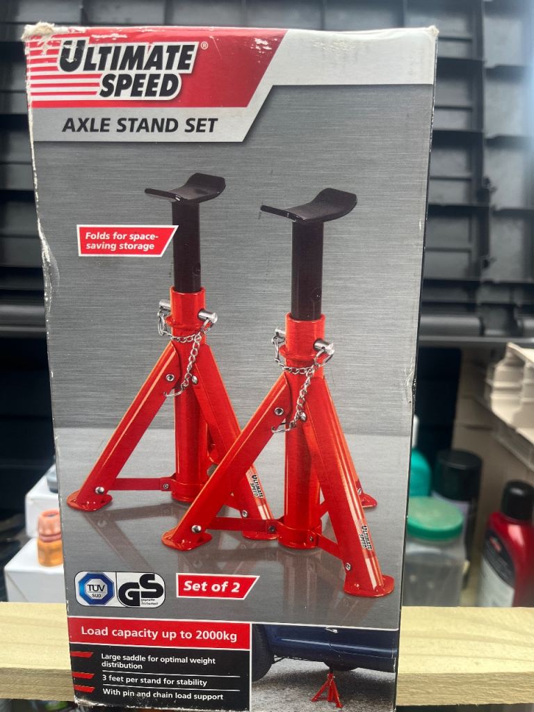 New pack of 2 Axle stand set 
