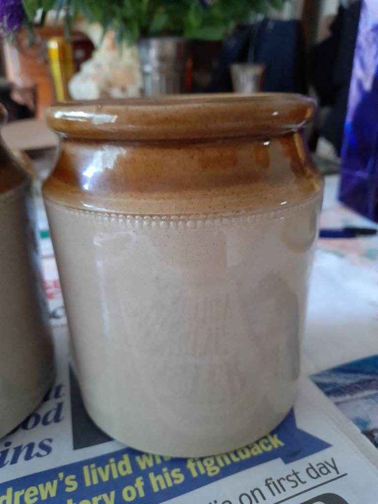 2 stone storage jars