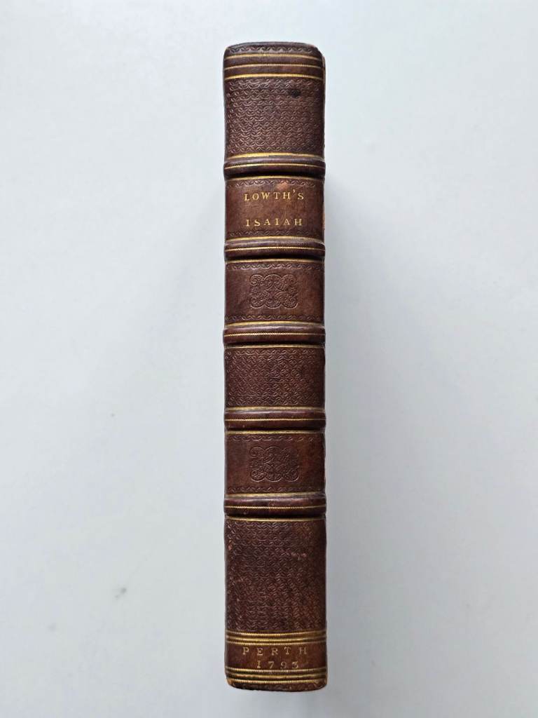 Antique 1793 Georgian Era New Testament English Book of Isaia Lowth's Translation & Dissertation
