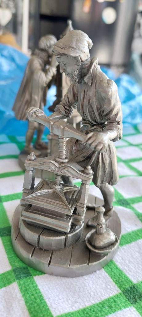 1979 Pewter Franklin Mint Printer 