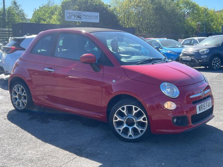 2015 Fiat 500 1.2 S 2dr CONVERTIBLE PETROL Manual