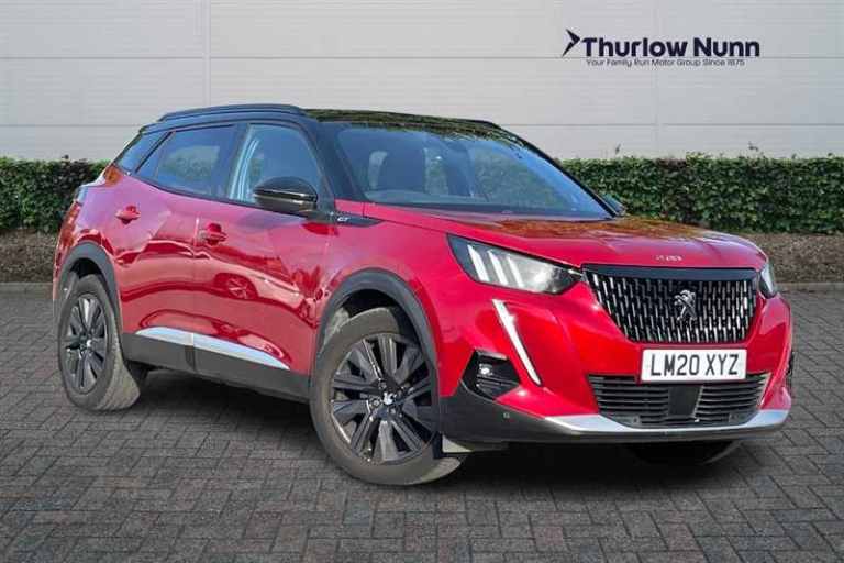 2020 Peugeot 2008 1.2 PureTech GT SUV 5dr Petrol EAT Euro 6 (s/s) (155 ps) SUV Petrol Automatic