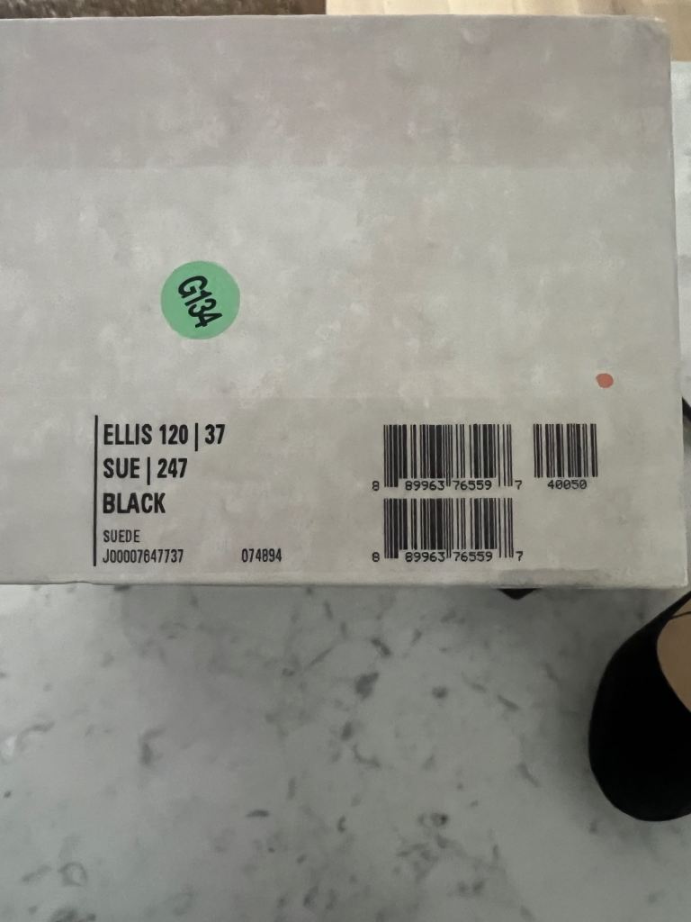 Jimmy Choo suede stiletto heels size 37 (4 UK) 