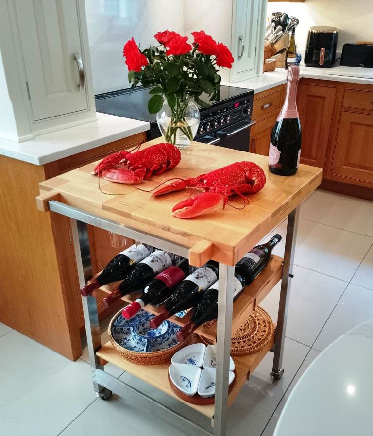 John Lewis Beech Wood Kitchen Butcher's Trolley