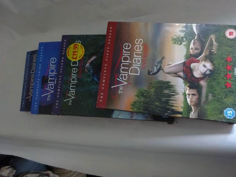 The Vampire Diaries Seasons 1 to 4 DVD Box Sets