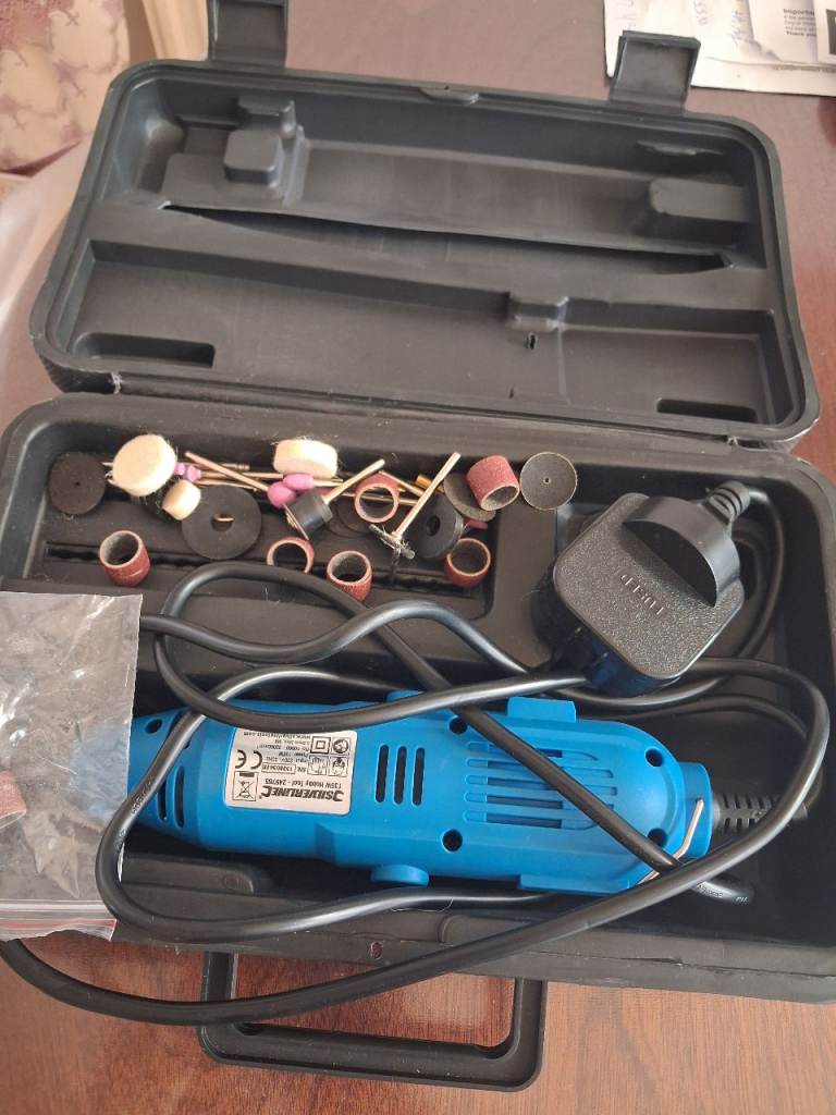 Silverline Rotary Multi-Tool Kit with Accessories – Good Condition