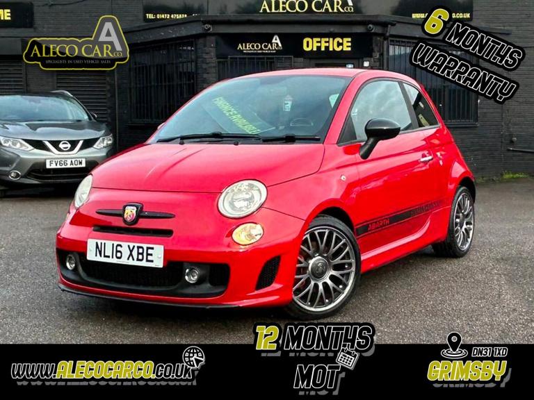 ABARTH 595 1.4 Abarth 595 1.4 Tjet 140 Hp Red Manual Petrol 2016
