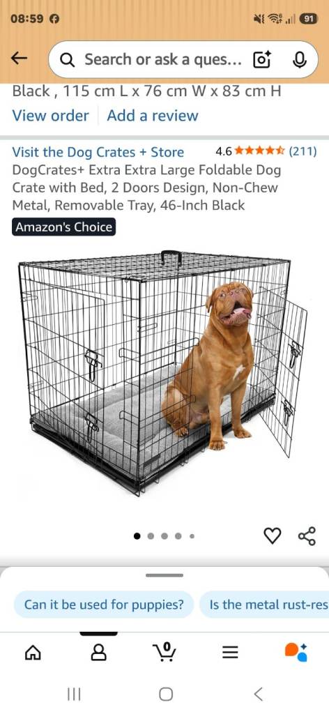 Large new dog cage