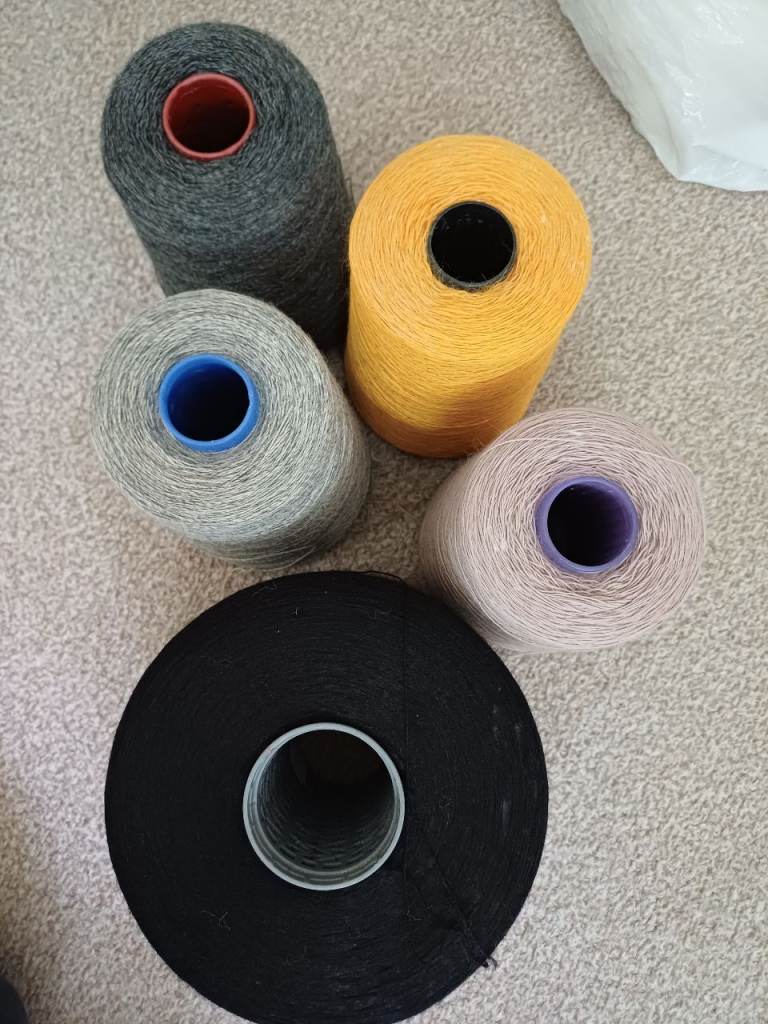 Large Cones of Yarn/Thread – Various Colours