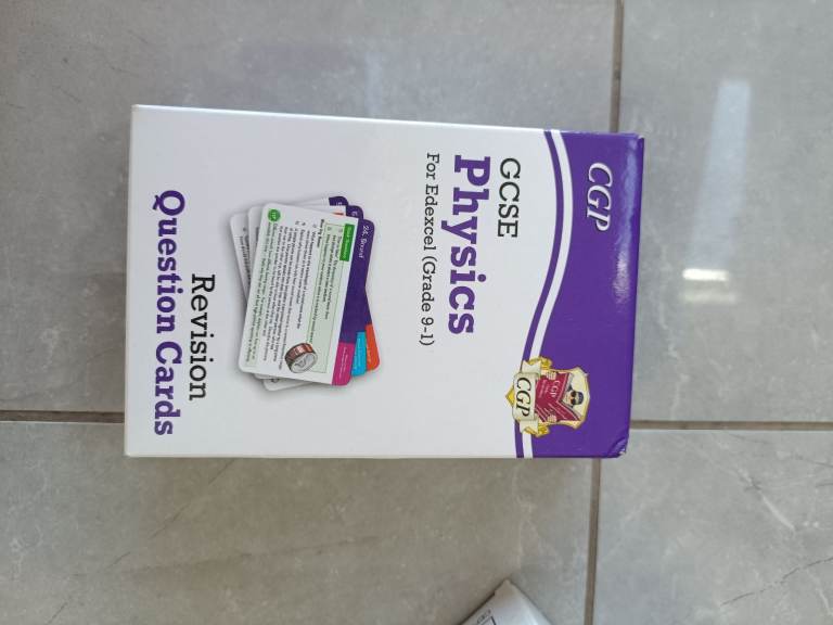 GCSE Physics  Revision Question Cards. As New 