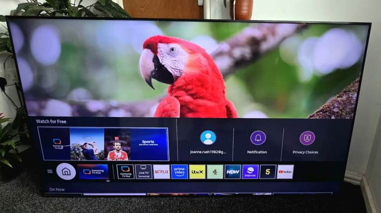 Samsung smart TV 65 inch 4k UHD Good Working NO STAND