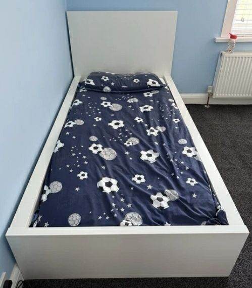 IKEA single bed frame and mattress 