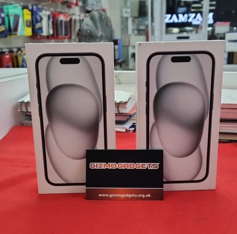  APPLE iPHONE 15 128GB - BLACK - UNLOCKED - (BRANDNEW SEALED) +APPLE WARRANTY