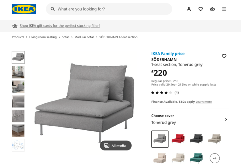 IKEA Soderhamn sofa
