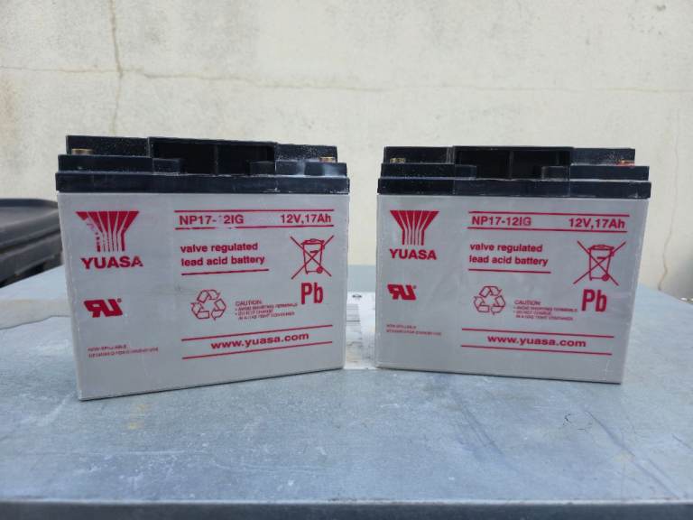 Yuasa NP17-12IG Valve Regulated Lead Acid Batteries 12V, 17Ah