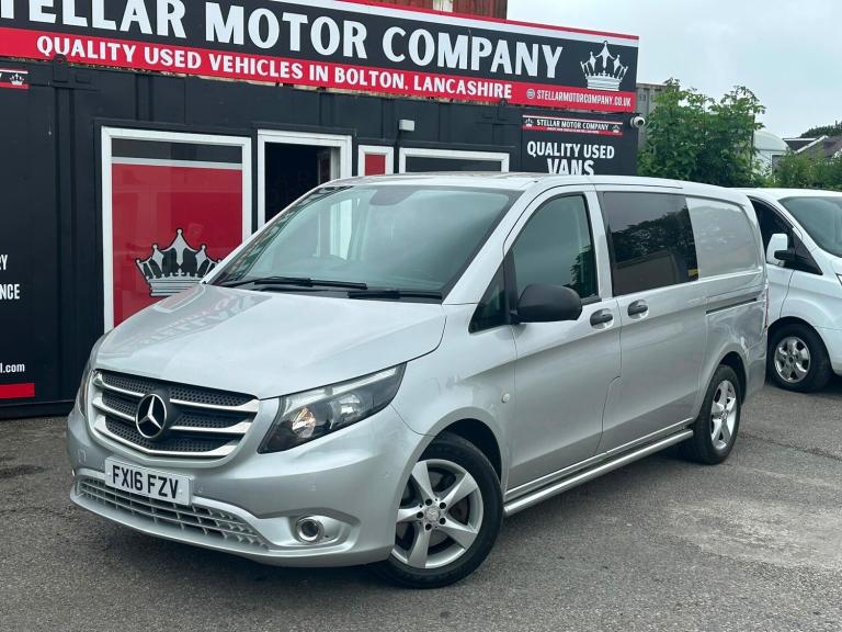 Mercedes-Benz Vito 2.1 119 CDI BlueTEC Sport Crew Van G-Tronic+ RWD L2 Euro 6 (s/s) 5dr (LWB) Die...