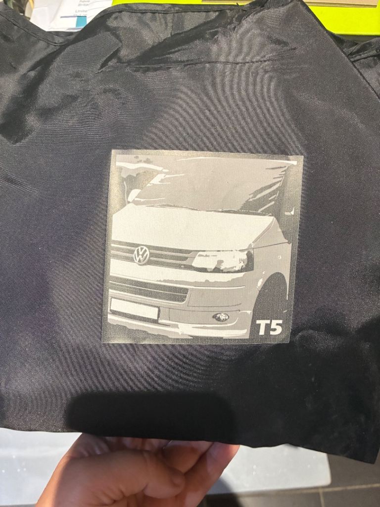 T5 VW van blackout cover for front windows 