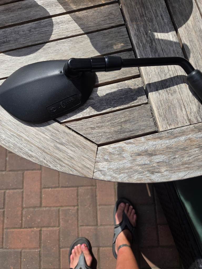 Suzuki genuine Katana/Gsx's 1000 RH Full Mirror stem As new 