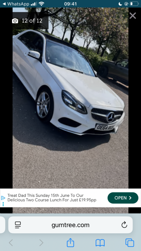 Mercedes-Benz, E CLASS, Saloon, 2015, Semi-Auto, 2143 (cc), 4 doors