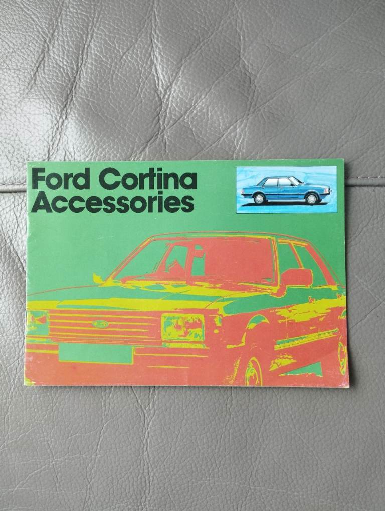 Ford Cortina Accessories Booklet 1981 