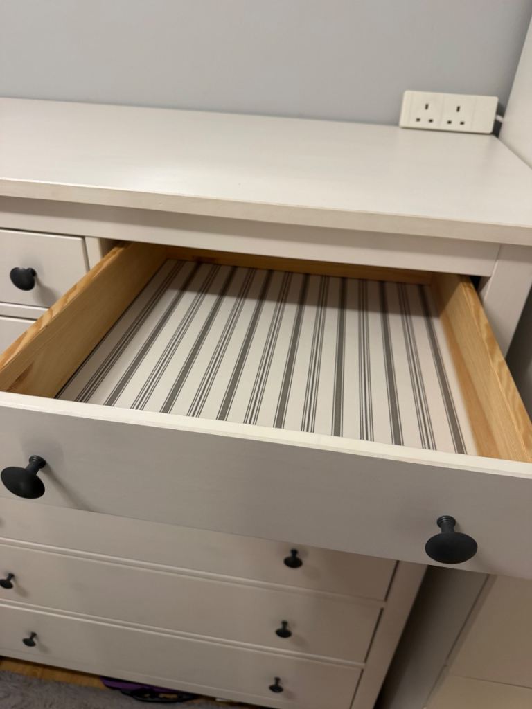IKEA HEMNES 6-Drawer Chest of Drawers – White Stain, £130.00 for Sale