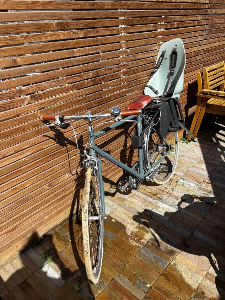 Gazelle Van Stael City Bike with Child Seat