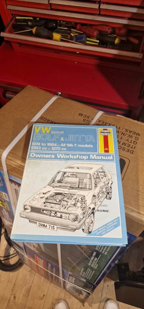 Haynes mk1 golf & jetta workshop manual.