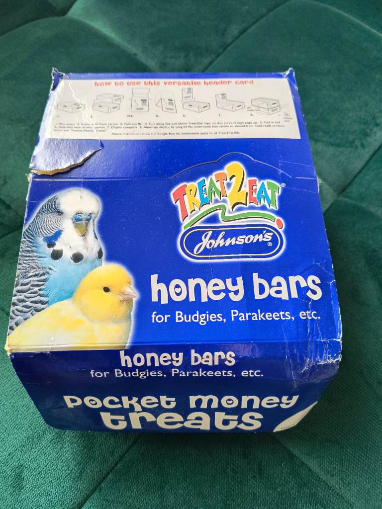 Budgie Honey Bars x19 – Suitable for Budgies & Parakeets