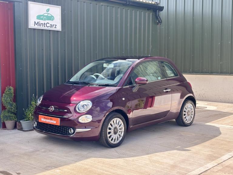 FIAT, 500 LOUNGE, 1.2, 2015, AUTOMATIC, HATCHBACK, RED/PURPLE, PETROL.