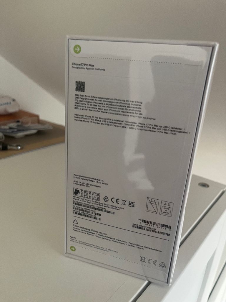 Iphone 17 pro max 1TB