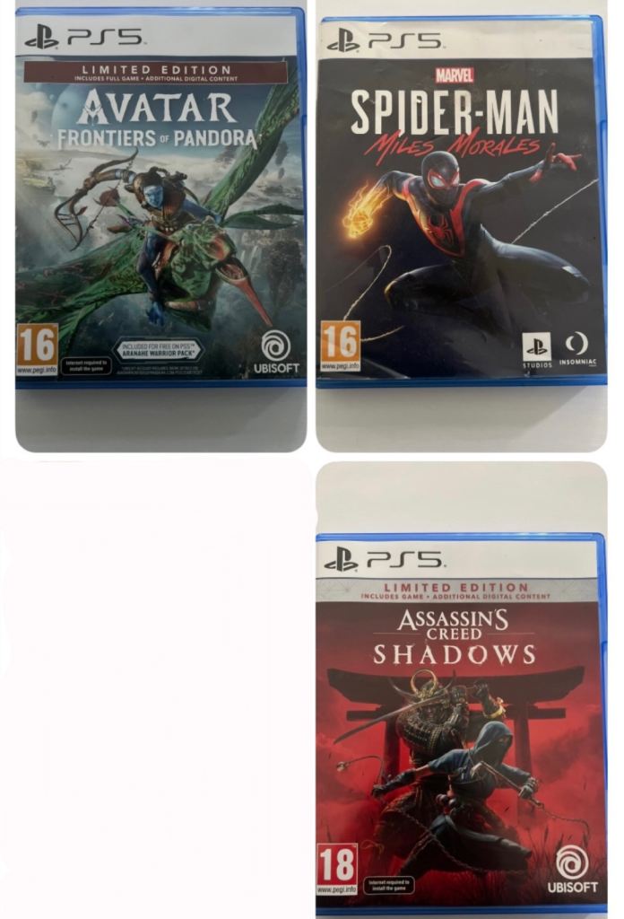 x3 Ps5 Games