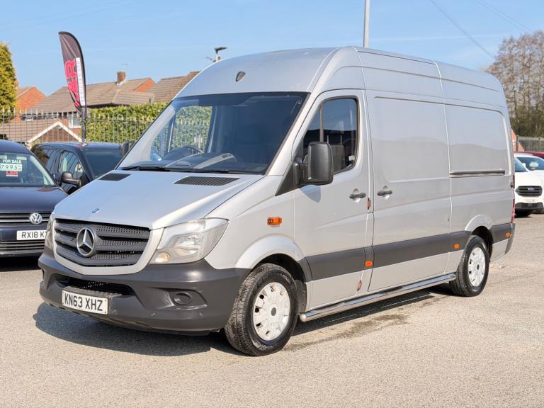 2014 63 MERCEDES-BENZ SPRINTER 2.1 313 CDI 130 PS RWD MWB SILVER 1 ONWER 