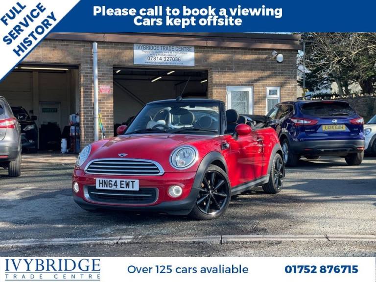 2014 64 MINI CONVERTIBLE 1.6 COOPER CONVERTIBLE 2DR PETROL MANUAL EURO 6 (S/S) (