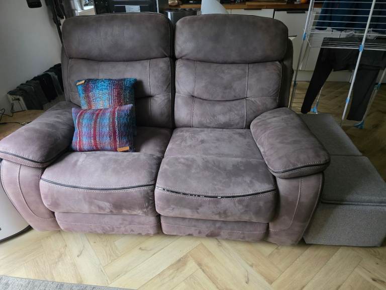 2 xDFS NOAH Graphite FB 2S Manual Recliner