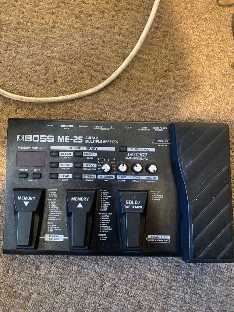 Boss ME 25 Guitar Multi Effects Pedal