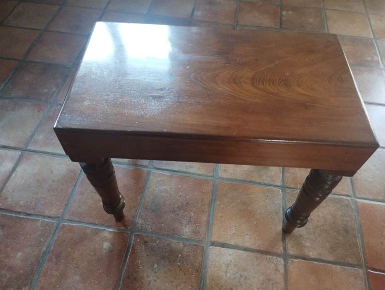 Antique mahogany ladies bidet/baby bath