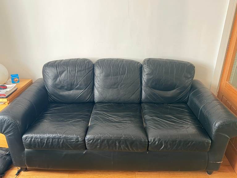 Black Sofa - 3 seater