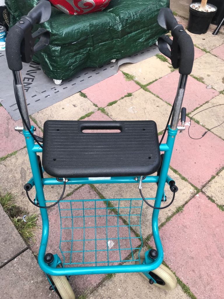 Walking trolley aid 