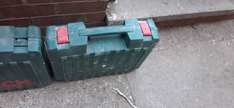 Empty drill boxes 