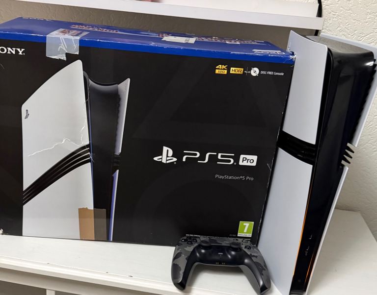 Sony PlayStation 5 Pro 2TB Storage with Wireless Controller